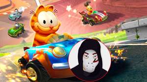 Zangado acelera fundo com Garfield Kart: Furious Racing