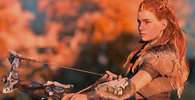 5. Aloy (Horizon Zero Dawn): A ruiva é a nova queridona dos games de sci-fi de ação. E nem poderia ser diferente... Foto: Guerrilla / Reprodução